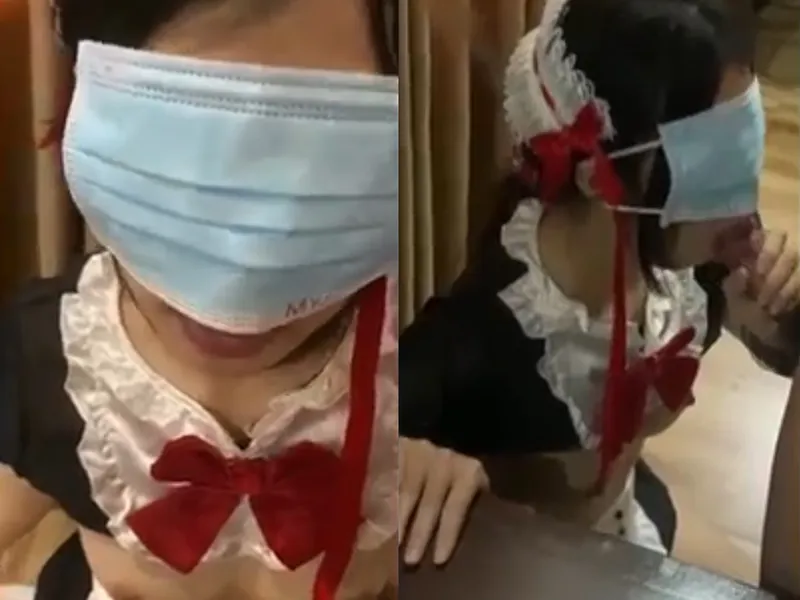 Em người yêu việt dâm cosplay nô lệ mút bú con chuối điêu luyện